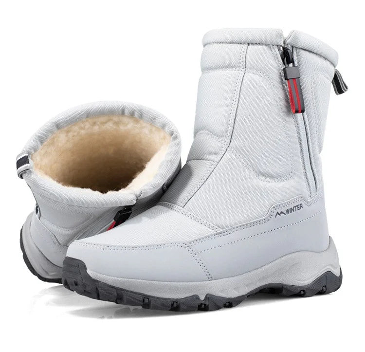 Winterstiefel für Damen & Herren – Mit praktischem Reißverschluss an der Seite