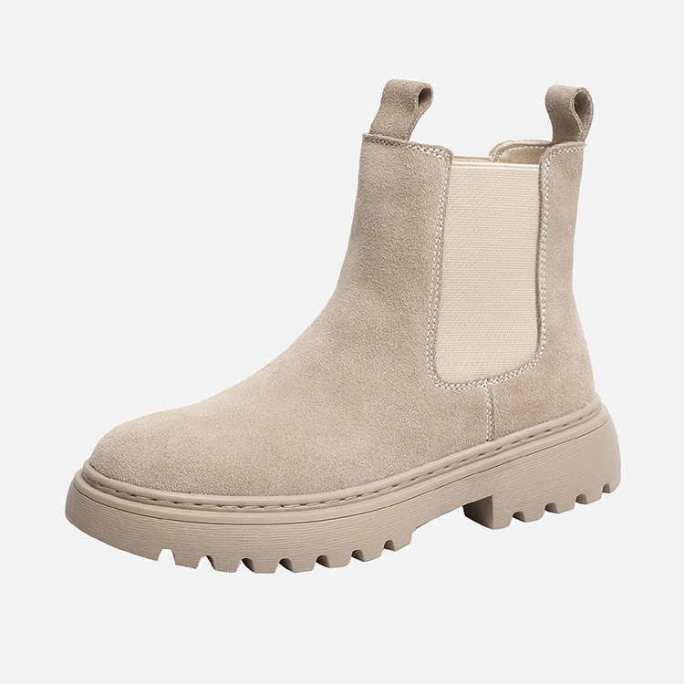 Orthopädische Stiefeletten für Damen mit dicker Sohle