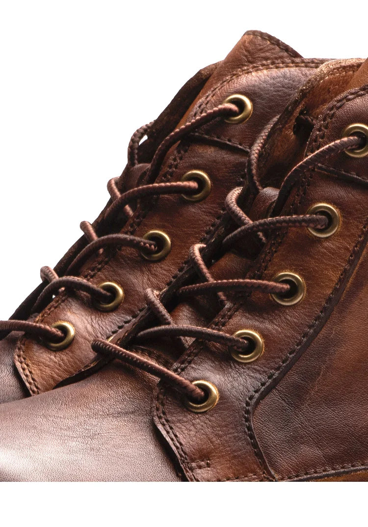 Herren wasserdichte rutschfeste Chukka-Stiefel mit Fußgewölbeunterstützung im Vintage-Stil