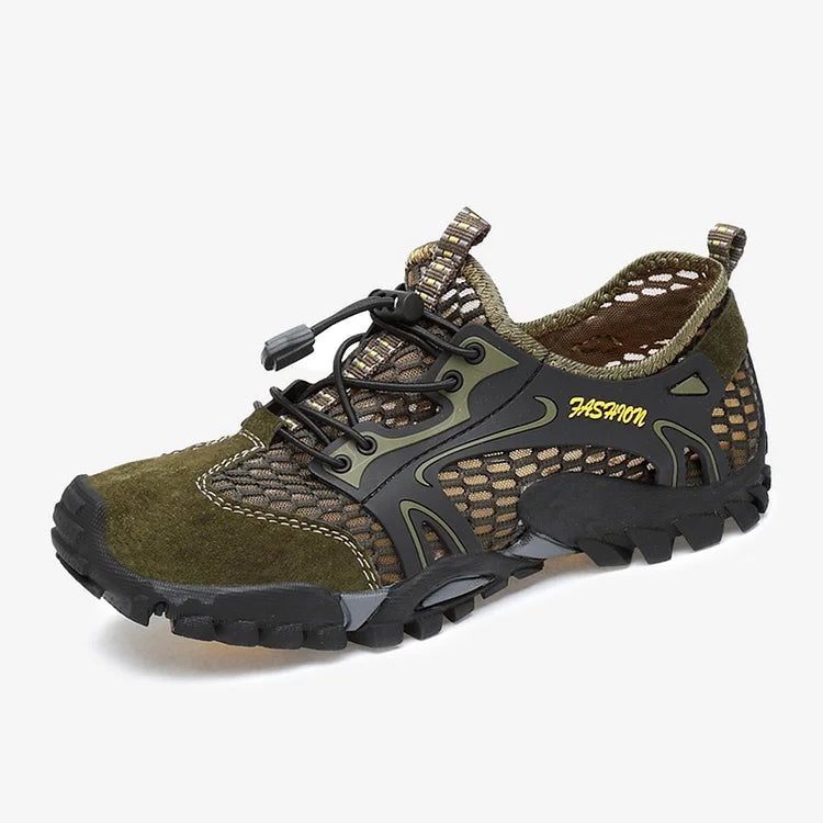 Schnelltrocknende leichte Wanderschuhe aus Leder für Herren