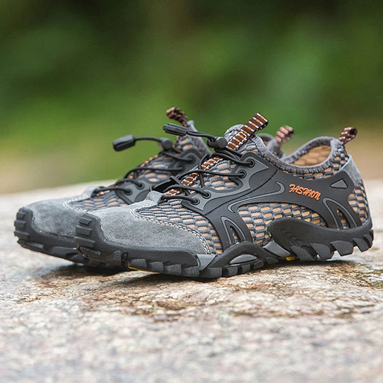 Schnelltrocknende leichte Wanderschuhe aus Leder für Herren