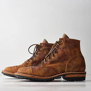 Retro Low Heel Herren Casual All-Match Herren Kurze Stiefel