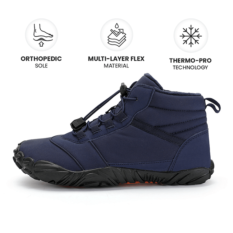 Warme wasserdichte Barfußschuhe für den Winter