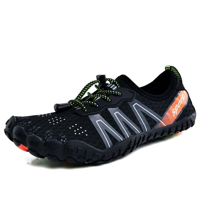 Orthopädische Komfort-Barfußschuhe – Schwarz