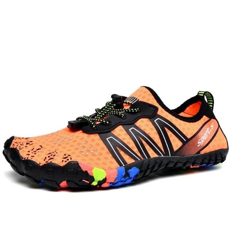 Bequeme orthopädische Barfußschuhe - Orange