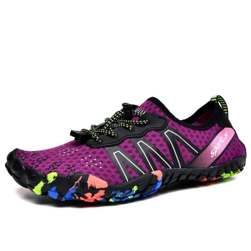 Bequeme orthopädische Barfußschuhe - Lila