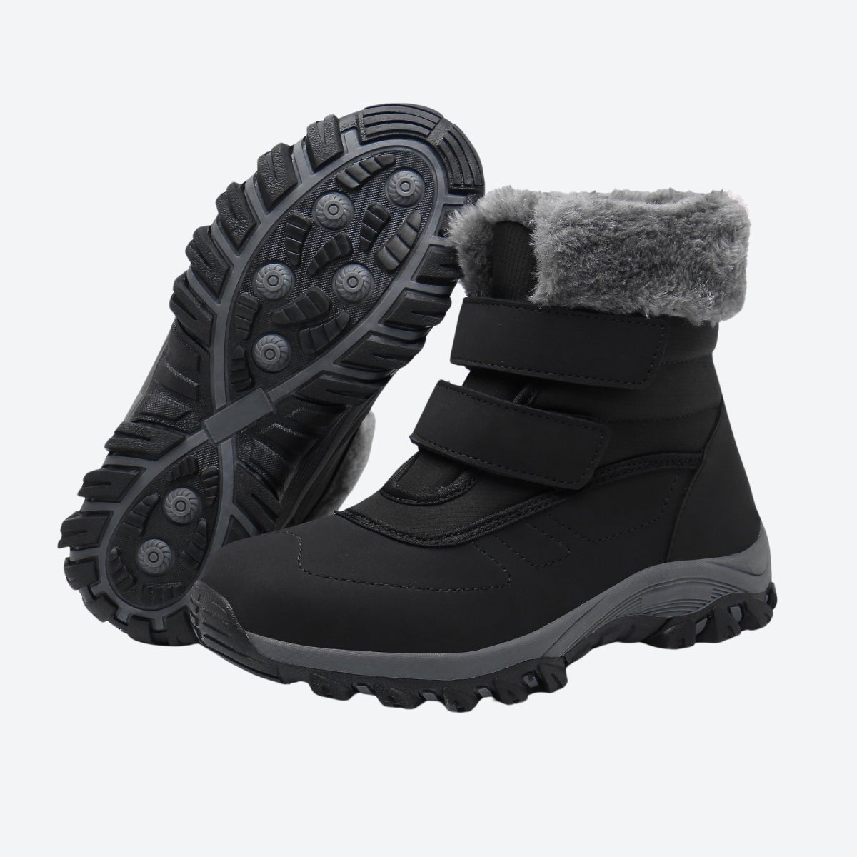 Wasserdichte Outdoor-Wanderstiefel für Damen mit Plüschkragen