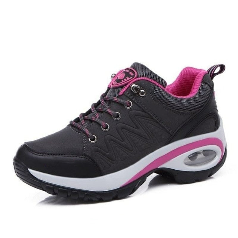 Orthopädische Wanderschuhe - Grau Rosa