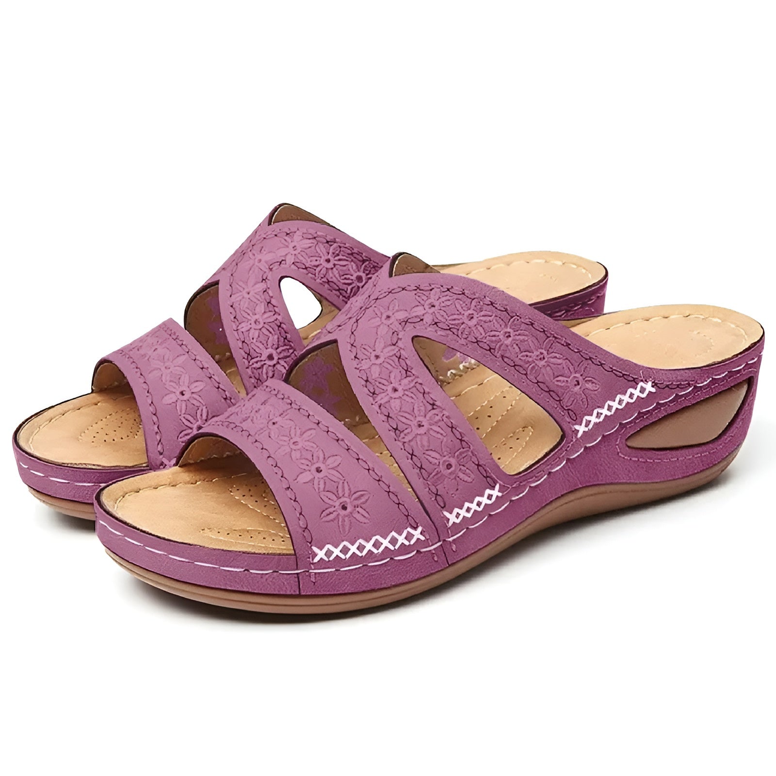 OrthoDay Sandalen Damen – Premium Orthopädische Wedge-Heel Sandalen