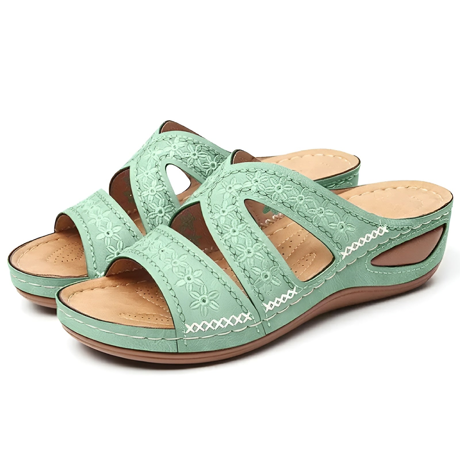 OrthoDay Sandalen Damen – Premium Orthopädische Wedge-Heel Sandalen