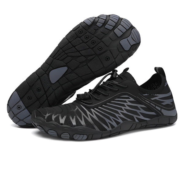 Bequeme Barfuß-Orthopädieschuhe mit Anti-Rutsch-Sohle – Schwarz