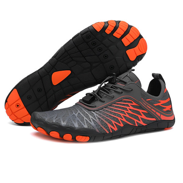 Rutschfeste Barfuß-Orthopädieschuhe - Orange