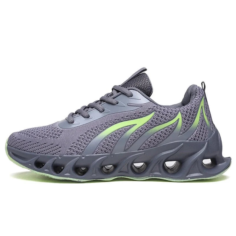 Herren Orthopädische Schuhe Walking Laufschuhe - Grau