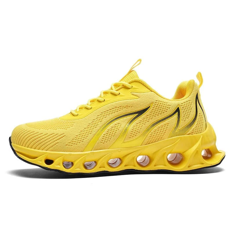 Herren Orthopädische Schuhe Walking Laufschuhe - Gelb