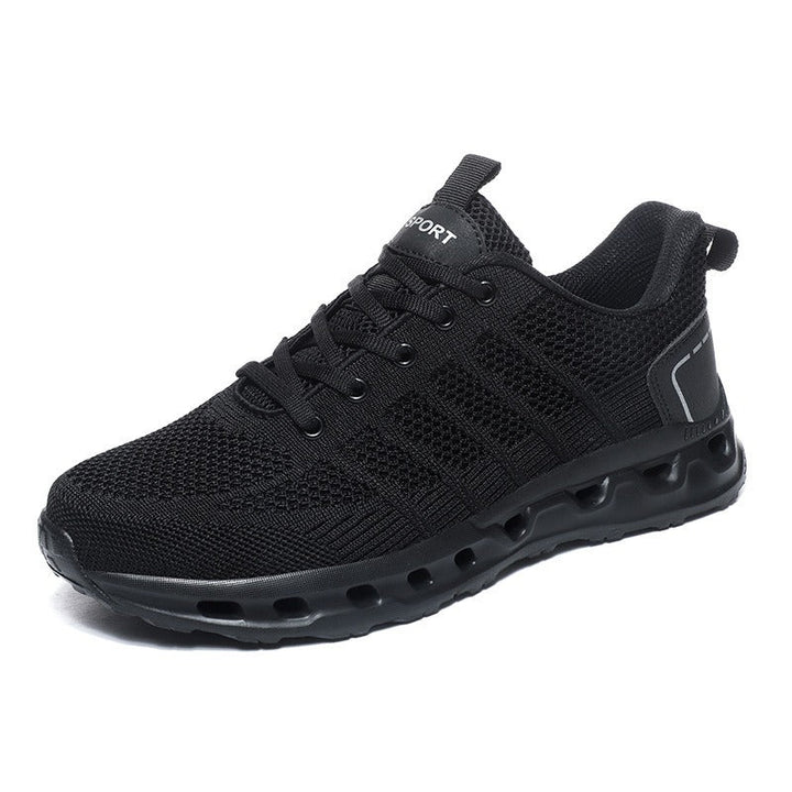 Orthopädische Schuhe für Herren Walking Athletic Sneakers - Schwarz