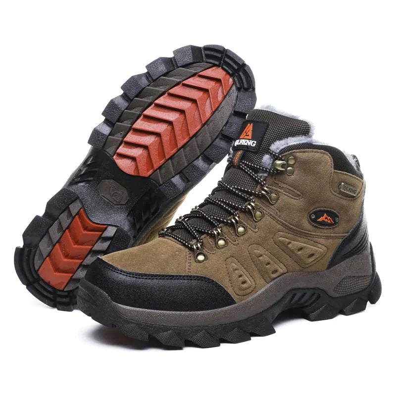 Montana Mountains Herren Wanderschuhe Orthopädische Schuhe - Braun