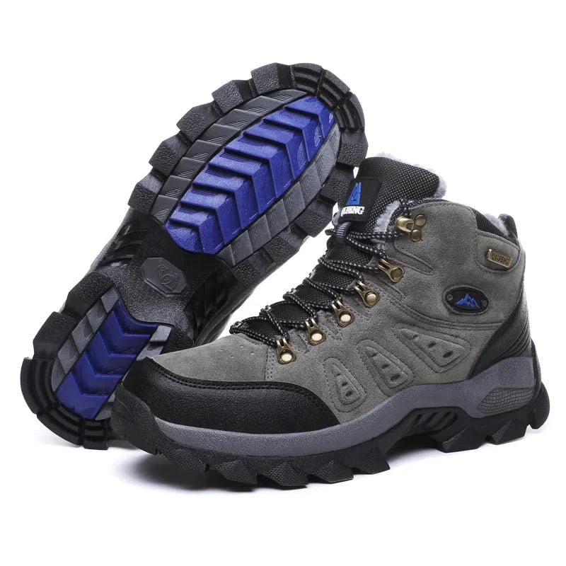 Montana Mountains Herren Wanderschuhe Orthopädische Schuhe - Grau