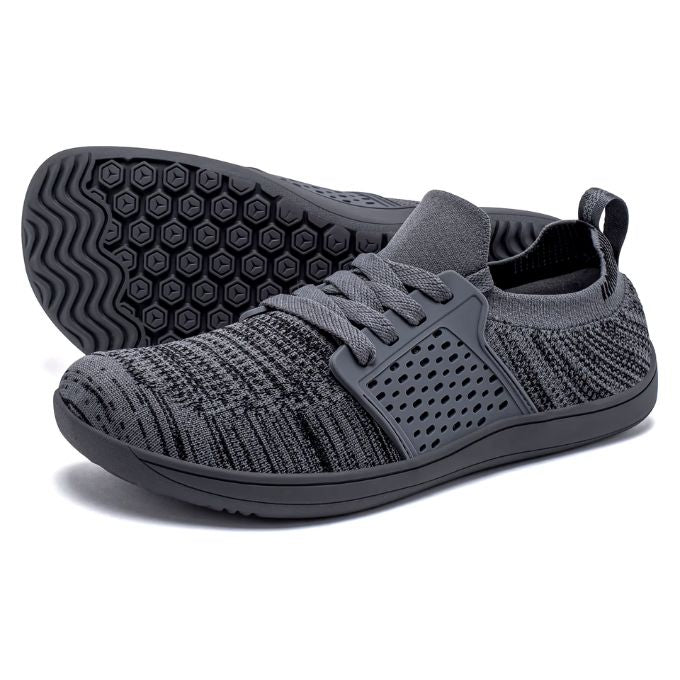 Rutschfeste Barfuß-Orthopädieschuhe - Grau