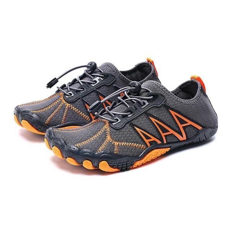 Orthopädische Komfort-Barfußschuhe – Rutschfest – Orange