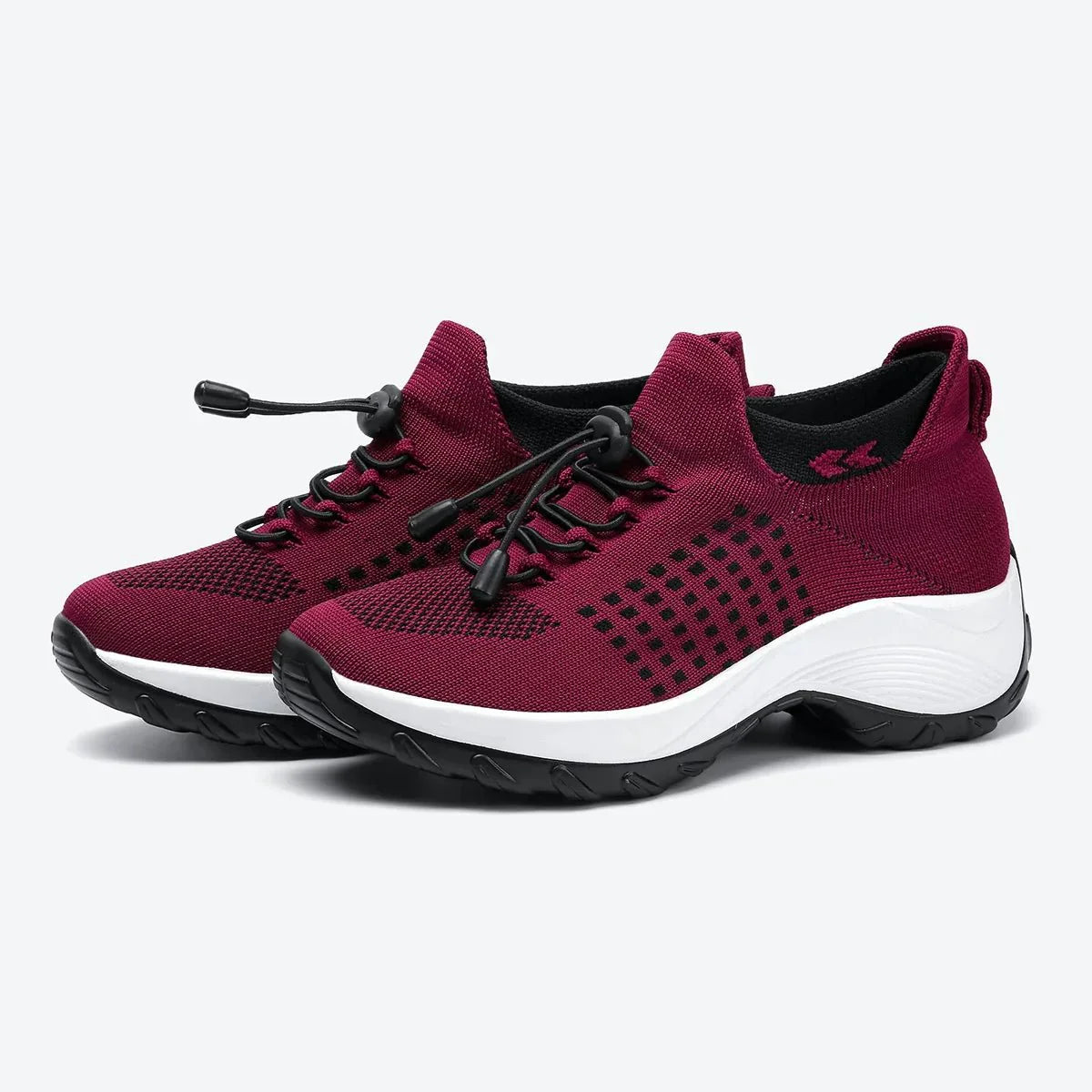 Niedrige Tennisschuhe zum Schnüren mit Luftpolstersohle für mehr Komfort und Halt