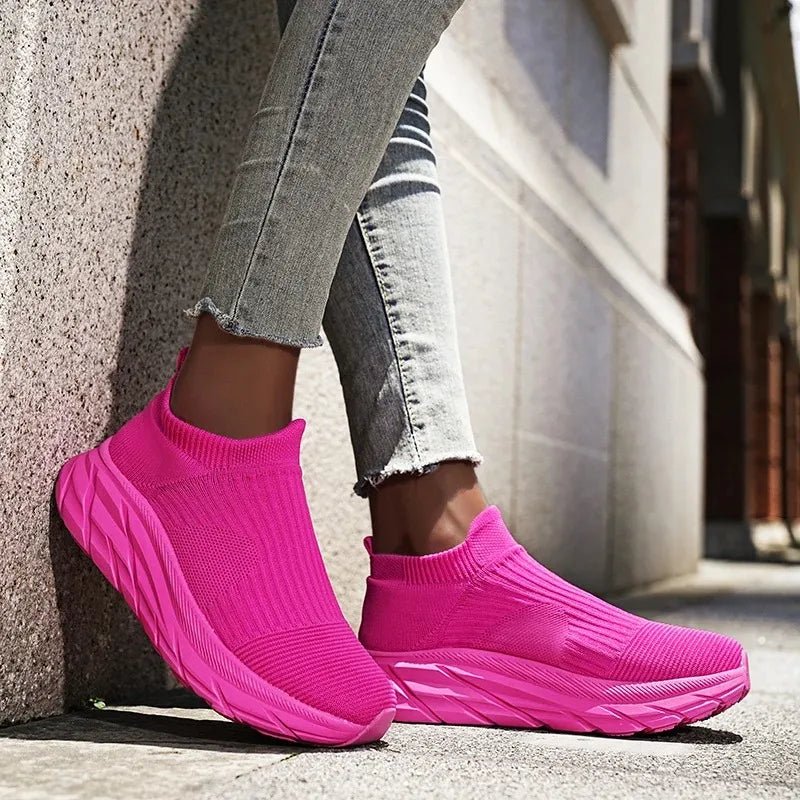 Lässige leichte atmungsaktive Sportschuhe für Damen im Herbst
