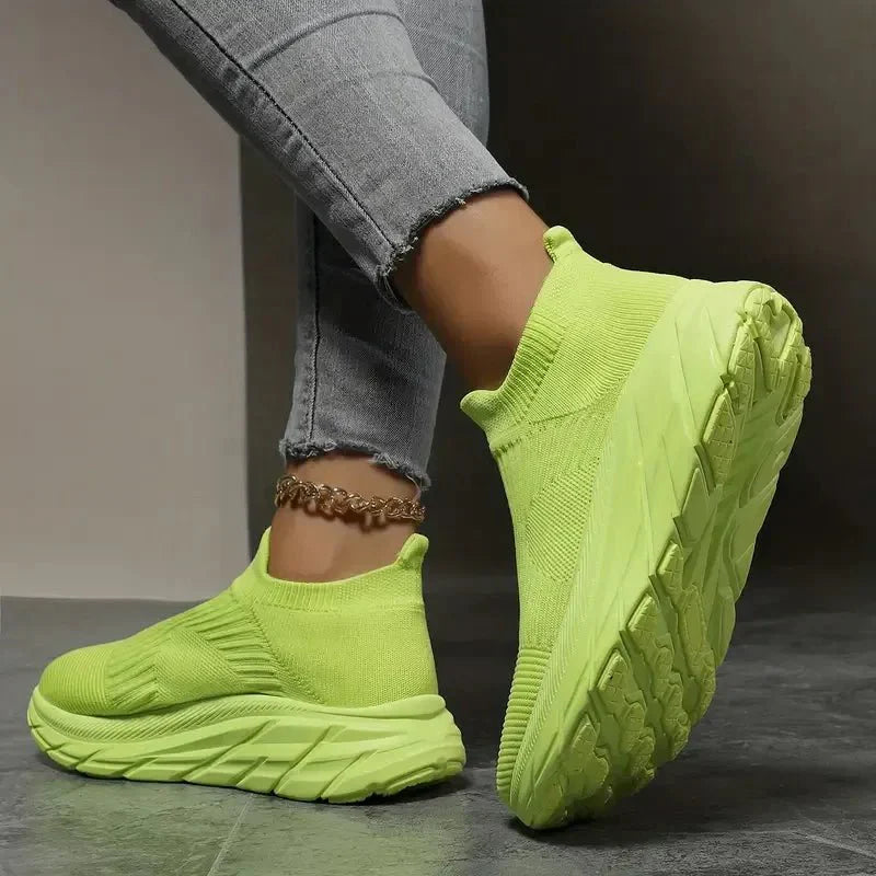 Lässige leichte atmungsaktive Sportschuhe für Damen im Herbst