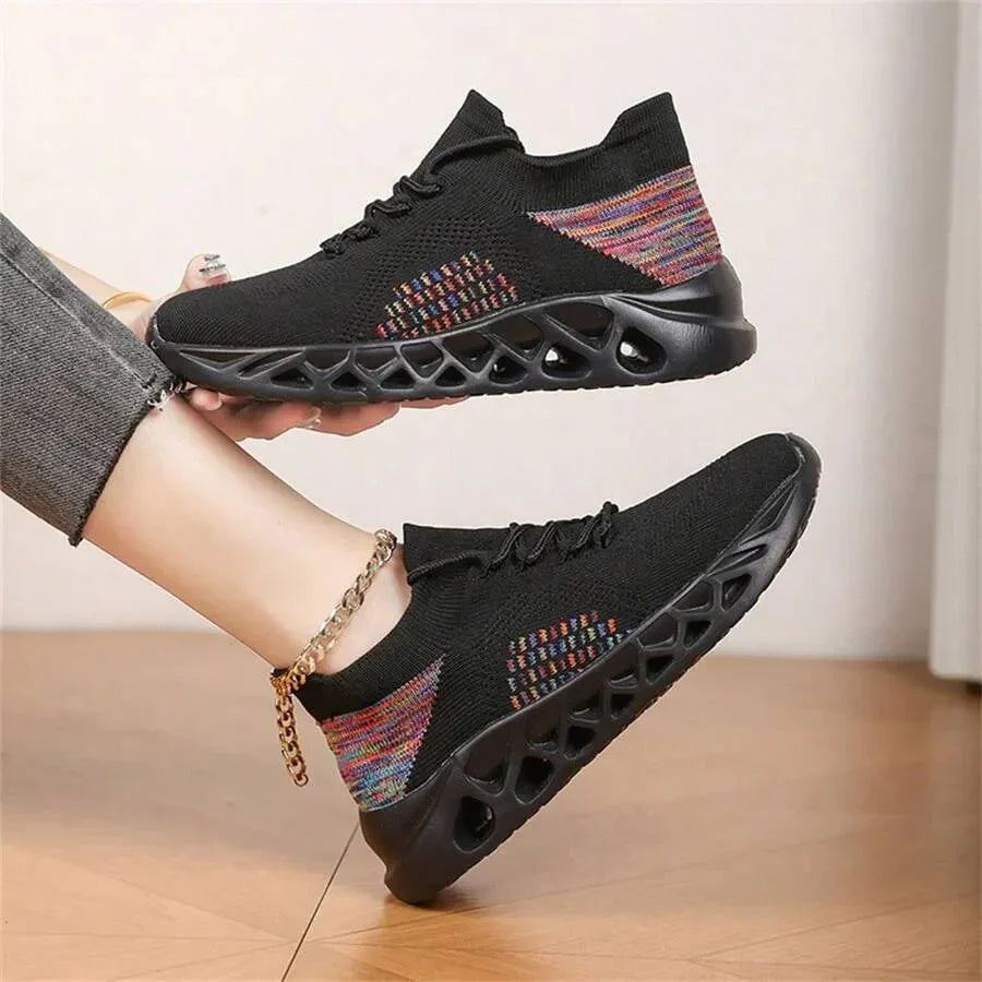 Leichte Sommer-Sneakers für Herren bequem atmungsaktiv Mesh Sportschuhe mit weicher Sohle lässige Wanderschuhe