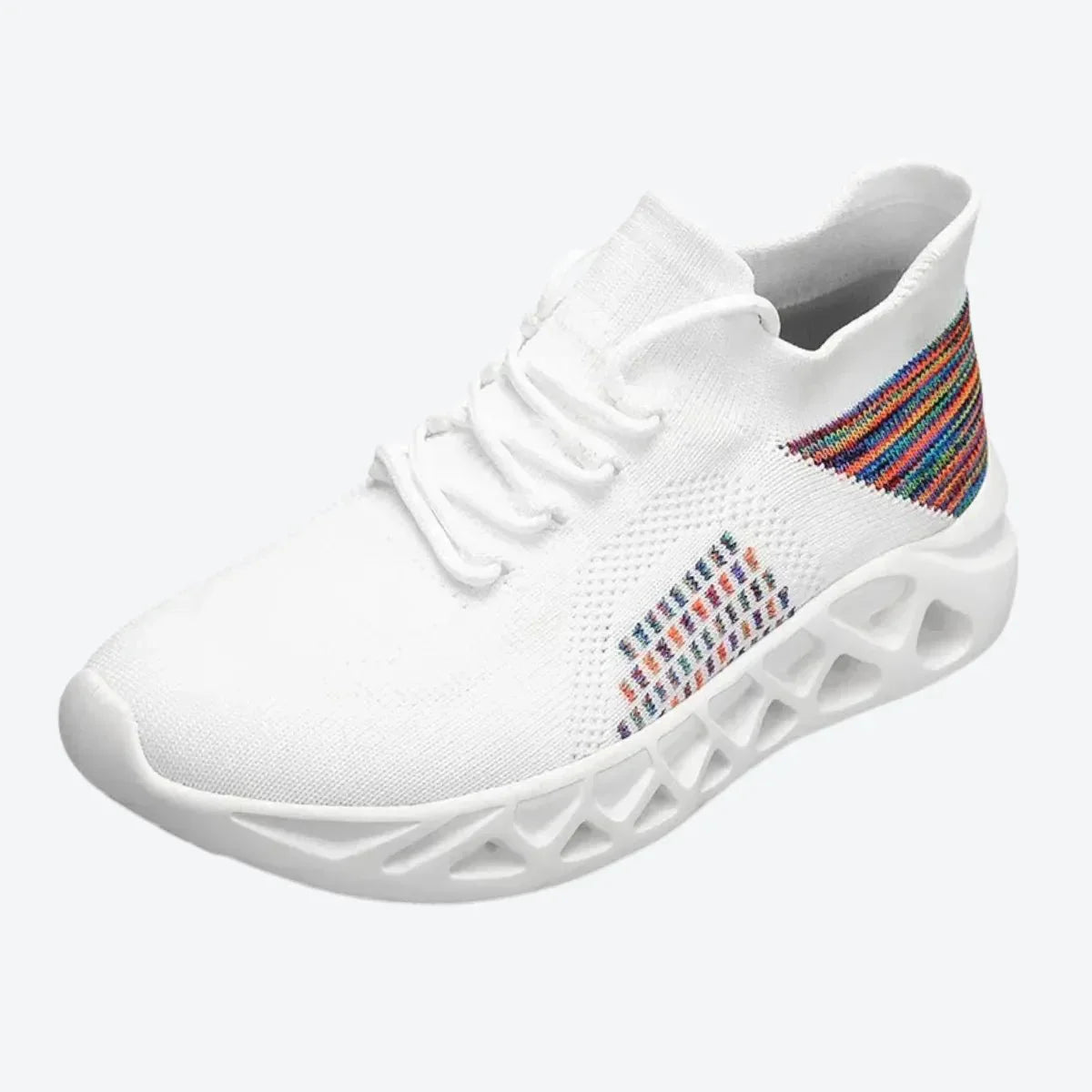 Leichte Sommer-Sneakers für Herren bequem atmungsaktiv Mesh Sportschuhe mit weicher Sohle lässige Wanderschuhe