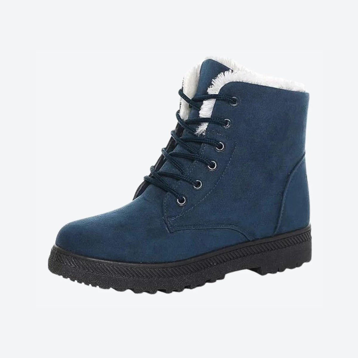 Warme mit Pelz gefütterte Stiefeletten