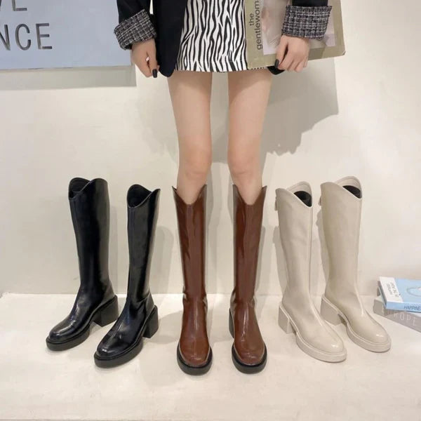 Damen Stiefel für kalte Tage – Orthopädische Stiefel mit Fleecefütterung