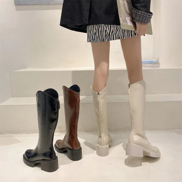 Damen Stiefel für kalte Tage – Orthopädische Stiefel mit Fleecefütterung
