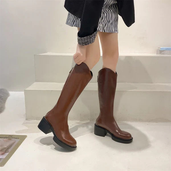 Damen Stiefel für kalte Tage – Orthopädische Stiefel mit Fleecefütterung