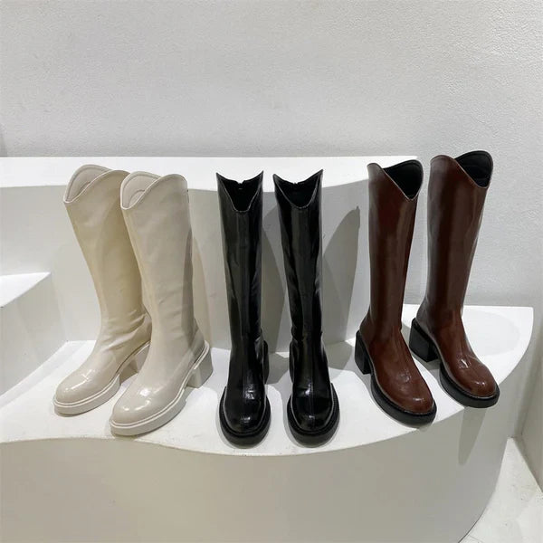 Damen Stiefel für kalte Tage – Orthopädische Stiefel mit Fleecefütterung
