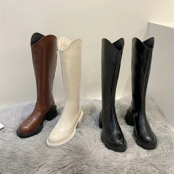 Damen Stiefel für kalte Tage – Orthopädische Stiefel mit Fleecefütterung