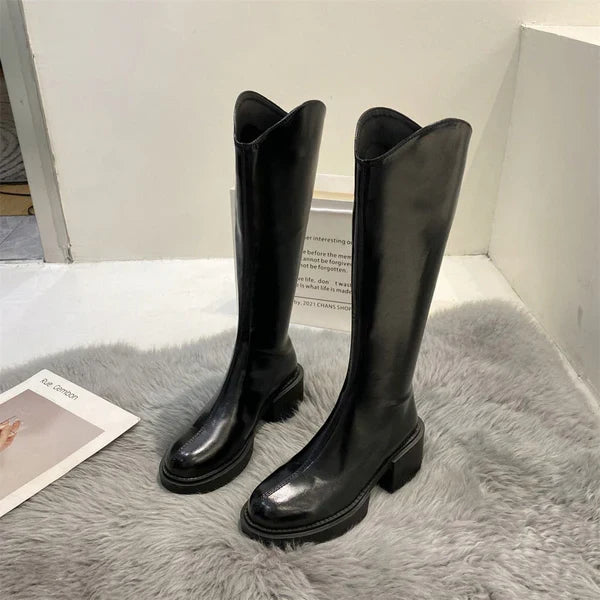 Damen Stiefel für kalte Tage – Orthopädische Stiefel mit Fleecefütterung