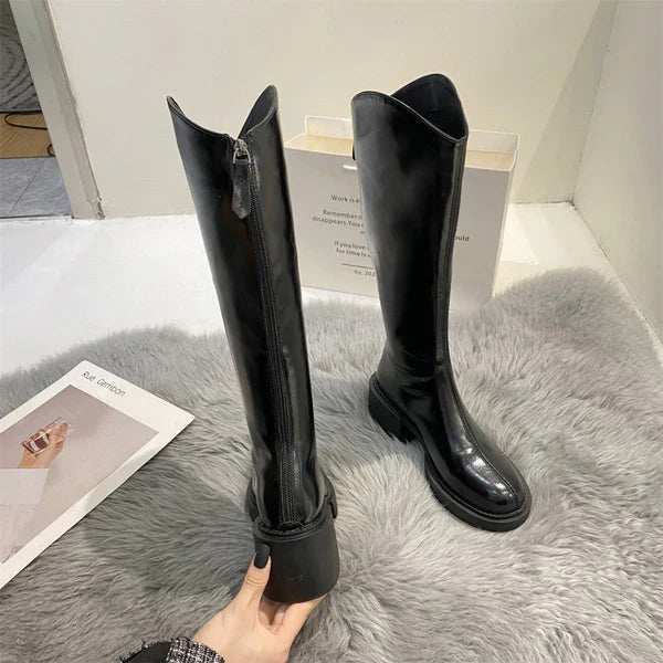 Damen Stiefel für kalte Tage – Orthopädische Stiefel mit Fleecefütterung
