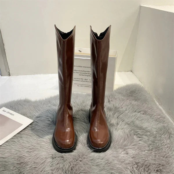 Damen Stiefel für kalte Tage – Orthopädische Stiefel mit Fleecefütterung