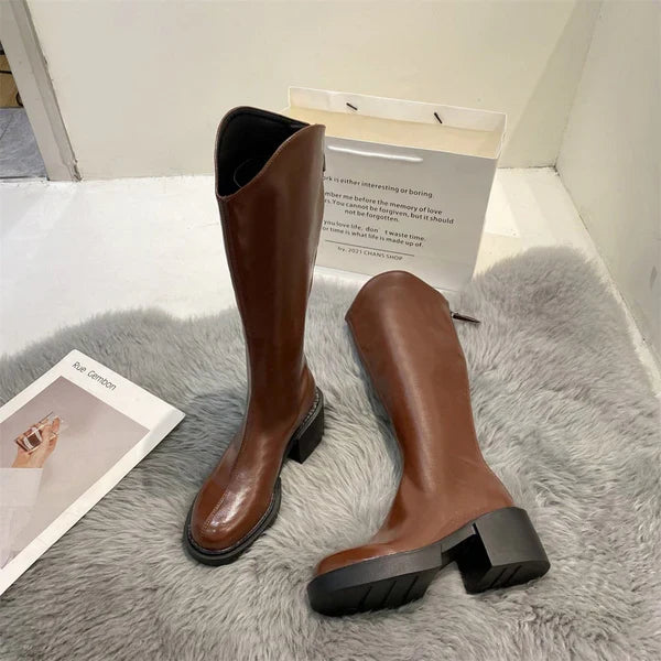 Damen Stiefel für kalte Tage – Orthopädische Stiefel mit Fleecefütterung