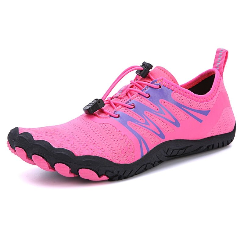 Rosarote universelle rutschfeste Barfuß-Orthopädieschuhe