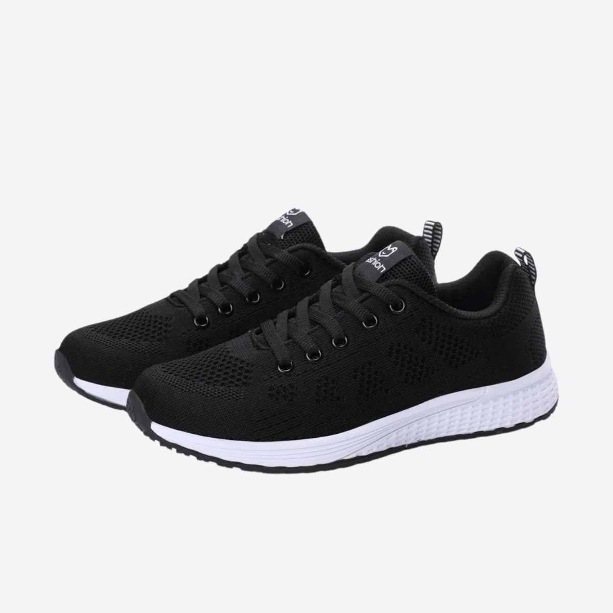 Damen Strick-Sneakers mit Schnürung Sportschuhe Laufschuhe bequeme Damen-Freizeitschuhe