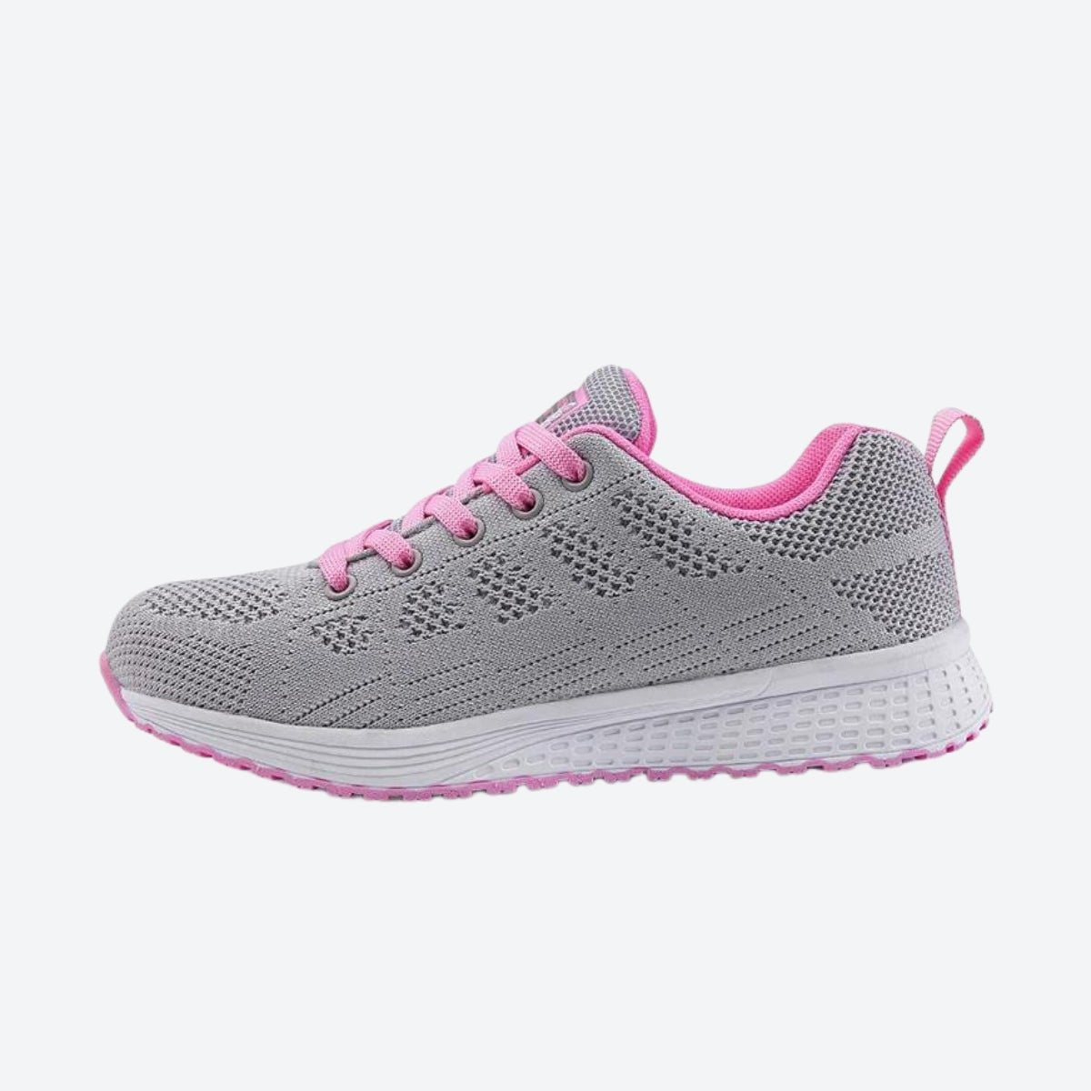 Damen Strick-Sneakers mit Schnürung Sportschuhe Laufschuhe bequeme Damen-Freizeitschuhe