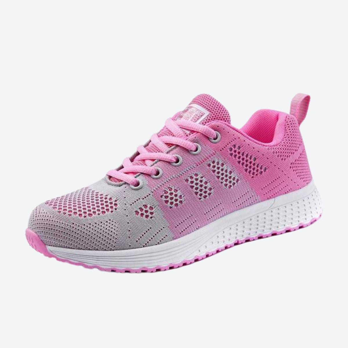 Damen Strick-Sneakers mit Schnürung Sportschuhe Laufschuhe bequeme Damen-Freizeitschuhe