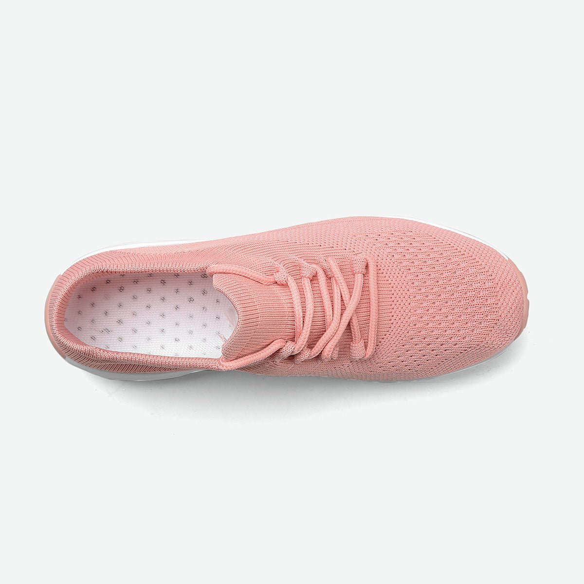 Damen Keilabsatz Plateau Sneaker Mode Casual Sportschuhe Atmungsaktive Mesh Luftpolster Laufschuhe für Damen