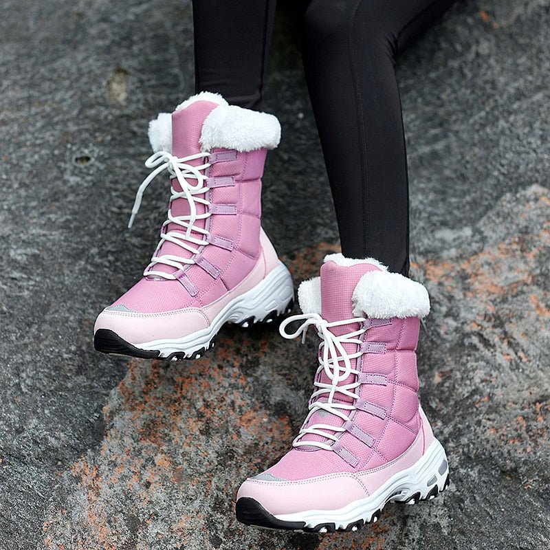 Orthopädische Schuhe für Damen Winterstiefel orthopädische Schuhe – Rosa