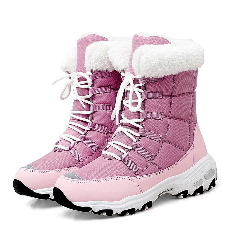 Orthopädische Schuhe für Damen Winterstiefel orthopädische Schuhe – Rosa