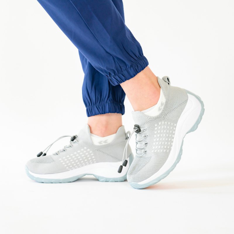 Orthopädische Schuhe mit Stretch-Kissen - Weiß
