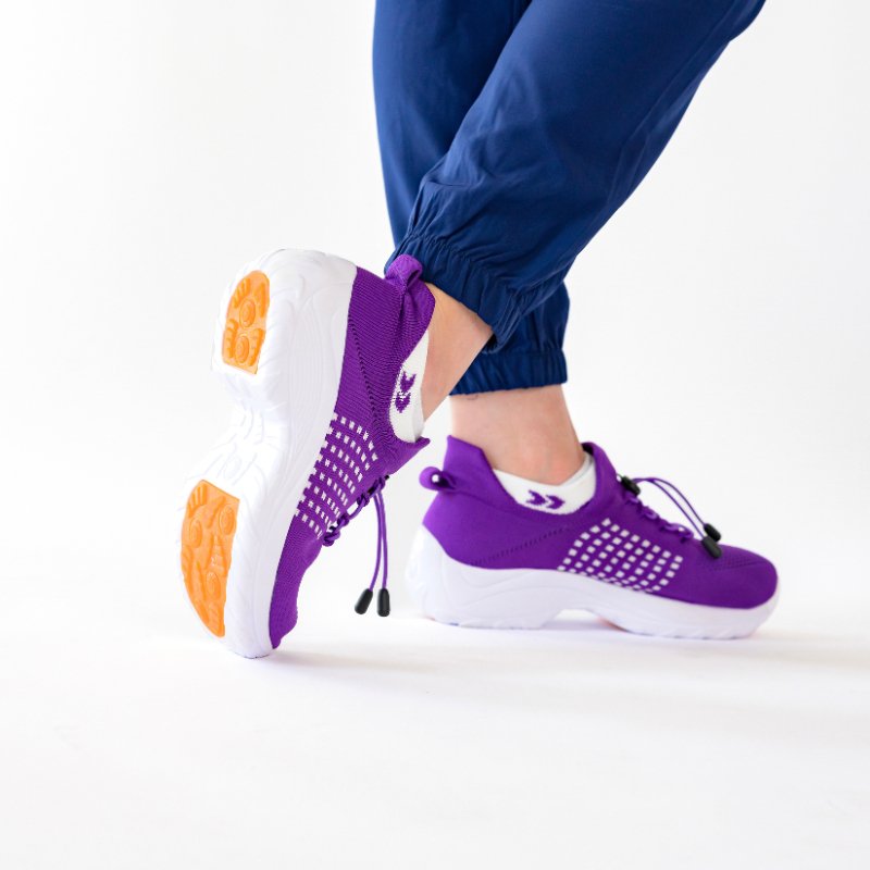 Orthopädische Schuhe mit Stretch-Kissen - Fuchsia Lila