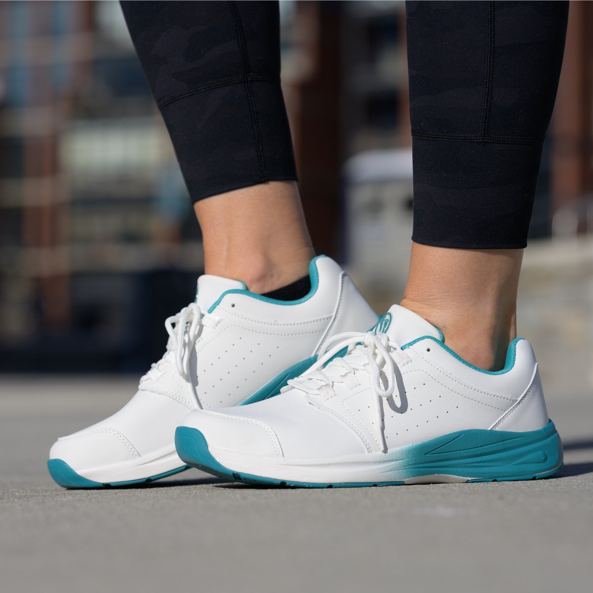 Stride Cushion Orthopädische Schuhe - Türkis