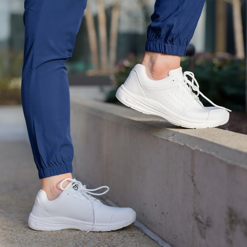 Stride Cushion Orthopädische Schuhe - Weiß