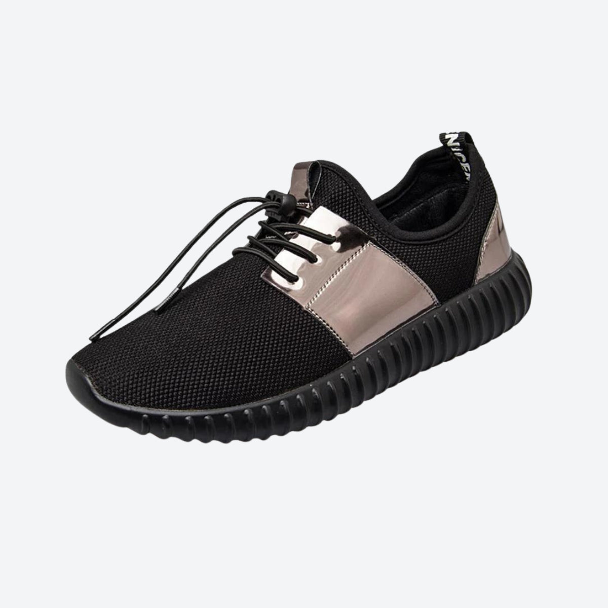 Neue Damen Slip-On-Turnschuhe flach zum Schnüren bequem leicht